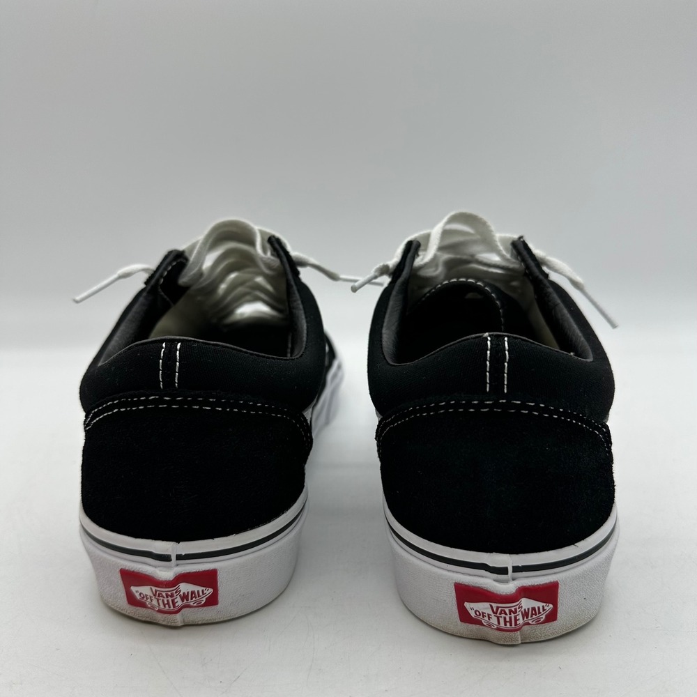 Vans 500714 VN000D3HY28 Mens 10 Black Old Skool Low Suede Canvas Skate Shoes - Picture 8 of 11
